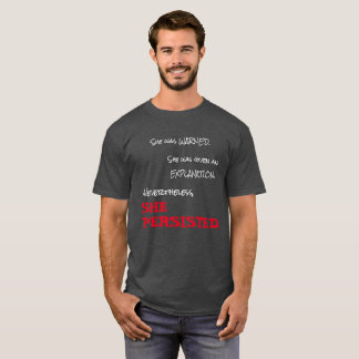 T-shirt Elle a persisté