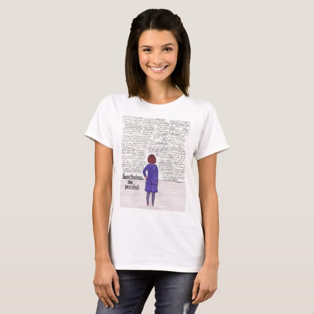 T-shirt Elle a persisté (Childfree) (Devant entier)