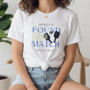 T-shirt Elle a trouvé son équivalent Pickleball Sporty Bac