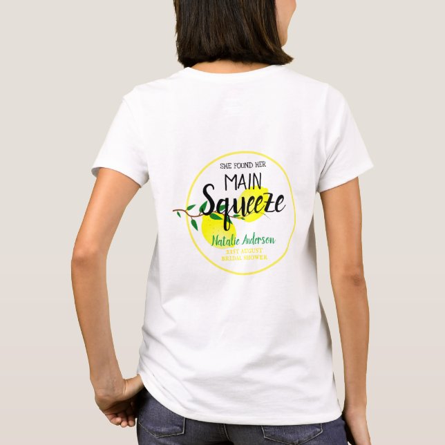 T-shirt Elle a trouvé son grand amour Lémons Enterrement d (Dos)