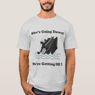 T-shirt Elle descend