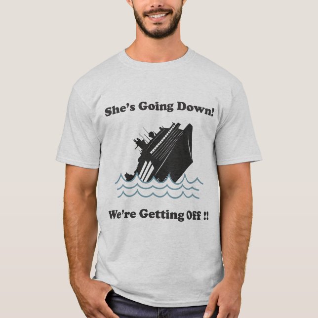 T-shirt Elle descend (Devant)
