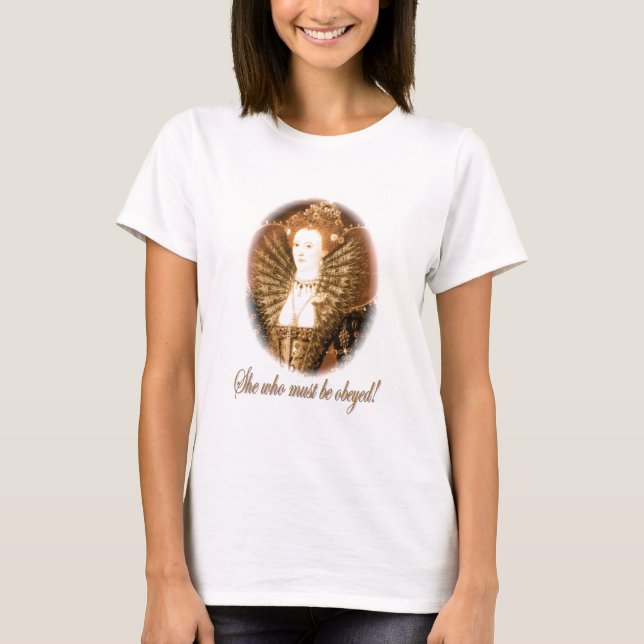 T-shirt Elle Doit Être Obédée (Devant)