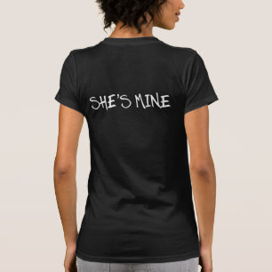T-SHIRT ELLE EST À MOI. JE SUIS LE SIEN. CHEMISES MARIAGES