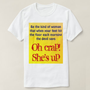 T-shirt Elle est debout