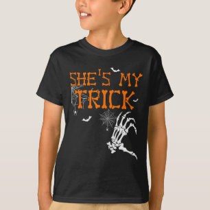 T-shirt Elle est ma petite chienne Il est ma tétine Couple