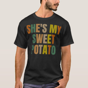T-shirt Elle est ma pomme de terre douce I YAM Couple Corr