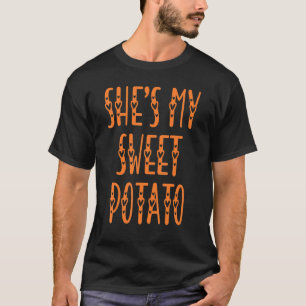 T-shirt Elle est ma pomme de terre douce Je Yam Couples Th