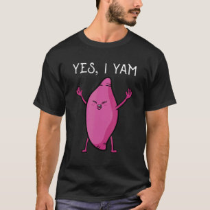 T-shirt Elle est ma pomme de terre douce Oui J'ai Yam Anni