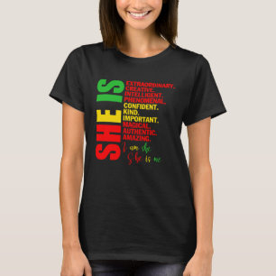 T-shirt Elle est Magique Les Femmes Africaines Sans Regret