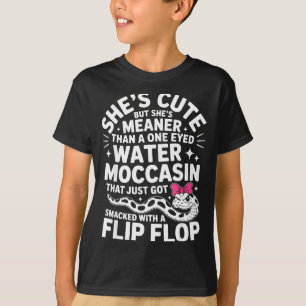 T-shirt Elle est mignonne mais elle est plus méchante qu'u