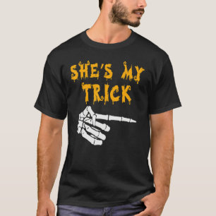 T-shirt Elle est mon tour il est mon friandise Jolies Coup