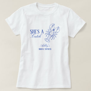 T-shirt Elle est un cadeau Shower de mariage côtier aux ho