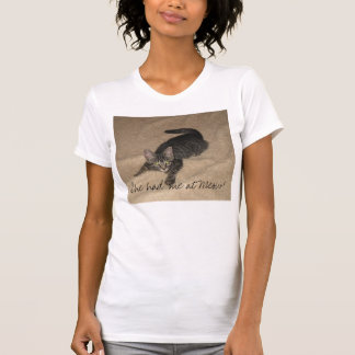 T-shirt Elle m'a eu au Meow !