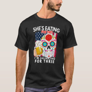 T-shirt Elle Mange Pour 2 Im Boire Pour 3 Grossesse Anno