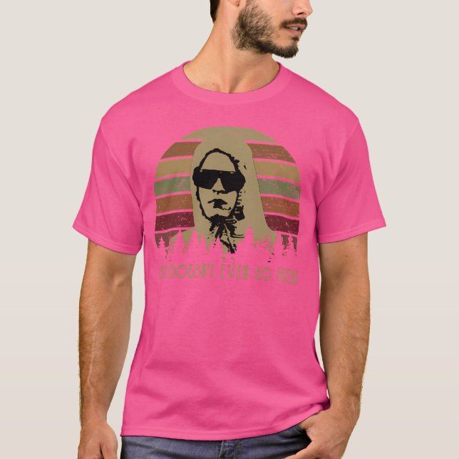 T-shirt Elle Ne Va Même Pas Ici Vintage (Devant)