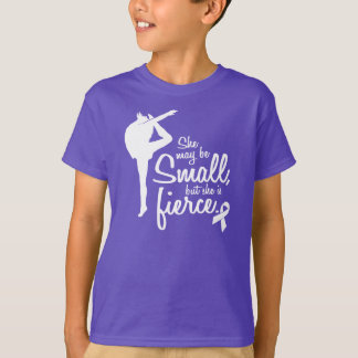 T-shirt Elle peut être petite, mais elle est pourpre
