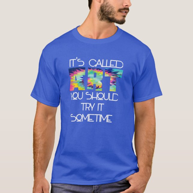 T-shirt Elle s'appelle Art Funny Artist Humour Artiste Che (Devant)