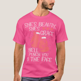 T-shirt Elle Te Punira Dans Le Kickboxer De Visage