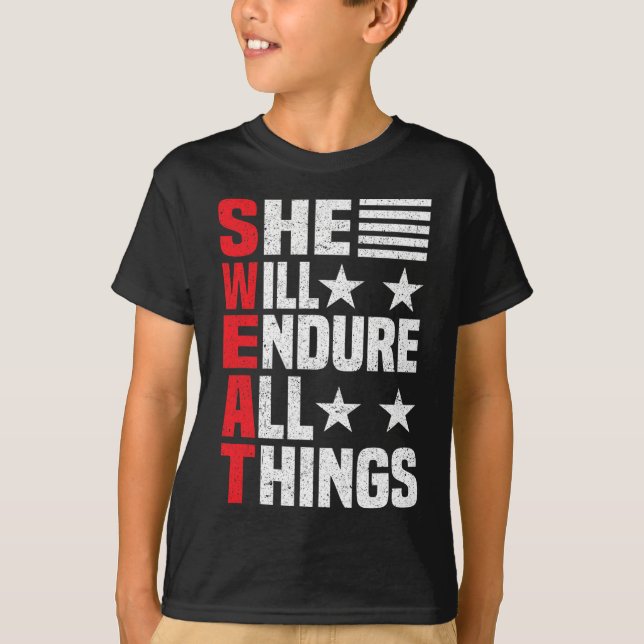 T-shirt Elle Va Endurer Tout (Devant)