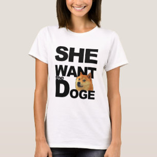 T-shirt Elle veulent le doge