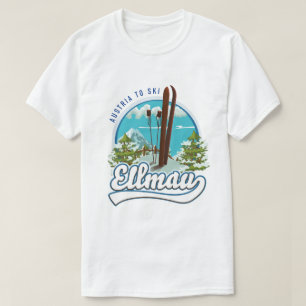 T-shirt Ellmau Autriche logo ski