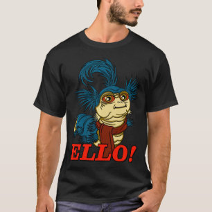 T-shirt Ello Worm Venez à l'intérieur et prenez une bonne 