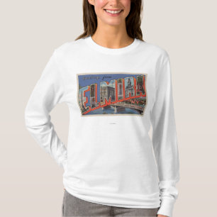 T-shirt Elmira, New York - grandes scènes de lettre