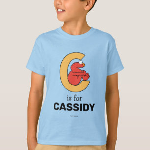 T-shirt Elmo Alphabet C Orange
