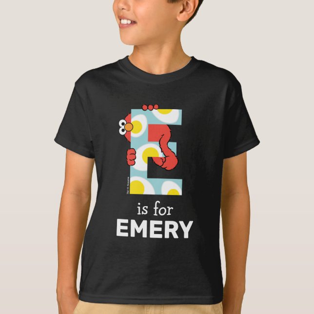 T-shirt Elmo Alphabet | E OE (Devant)