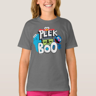 T-shirt Elmo, Cookie & Grover Cache-cache