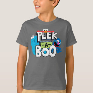 T-shirt Elmo, Cookie & Grover Peek-a-Boo