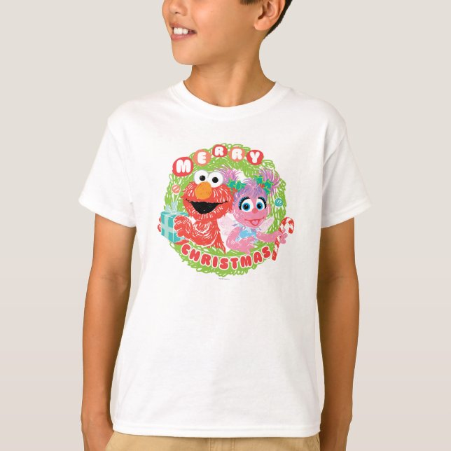T-shirt Elmo et Abby Scribble (Devant)