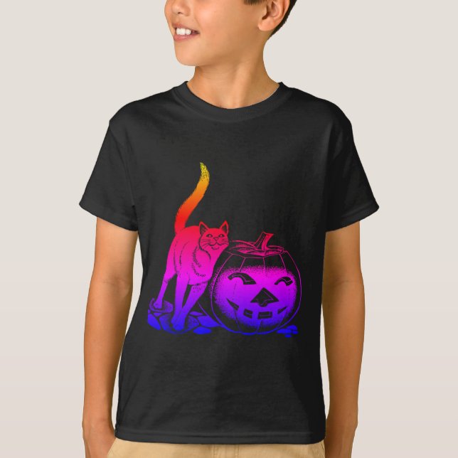 T-shirt Elmo | Halloween Jack-O-Lantern (Devant)