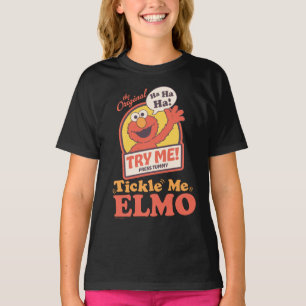T-shirt Elmo qui fait signe Graphisme Rétro Tickle Me Elmo