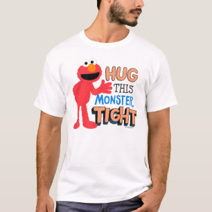 T-shirt Elmo Serre ce monstre très fort