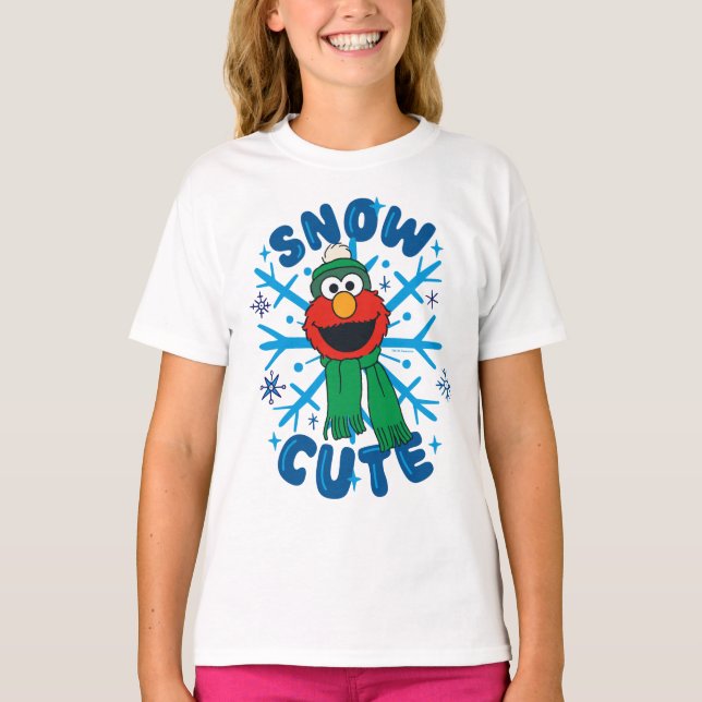 T-shirt Elmo Snow Cute (Devant)
