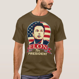 T-shirt Elon Président