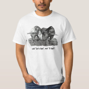 T-shirt Elope, Drôle, Chevaux : Dessin au crayon : Mariage