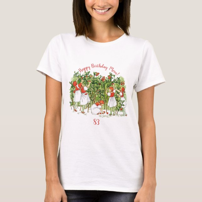 T-shirt Elsa Beskow Jolie Fraise Guest Of Honor (Devant)