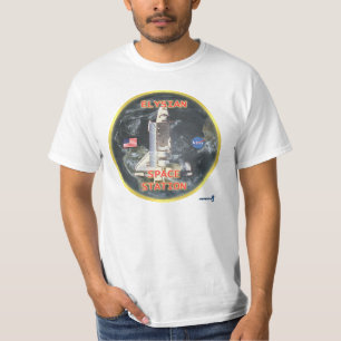 T-shirt élyséen d'emblème de station spatiale