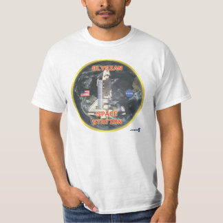 T-shirt élyséen d'emblème de station spatiale