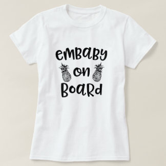 T-shirt Embaby à bord de cadeau d'embryon de transfert de