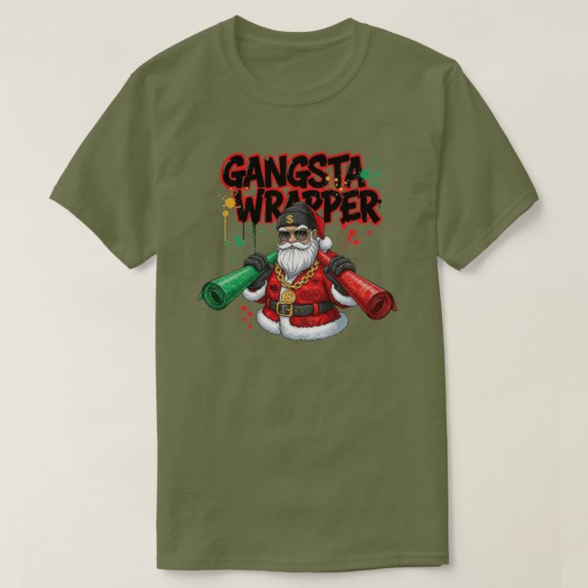 T-shirt Emballage de Gangsta (Design devant)