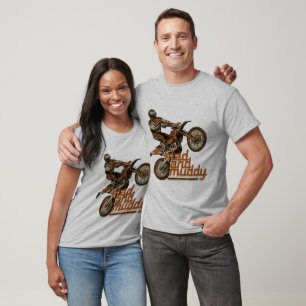T-shirt Emballage de moto de saleté
