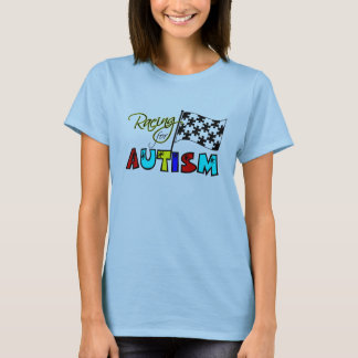 T-shirt Emballage pour la pièce en t de dames d'autisme