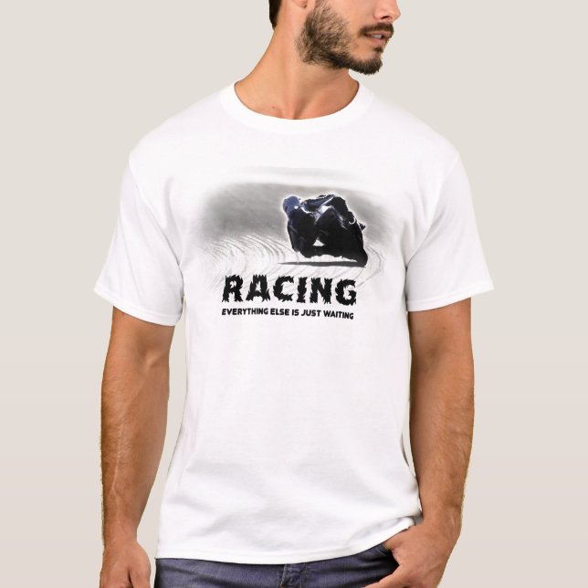 T-shirt Emballage - tout autrement attend juste (Devant)