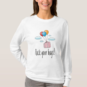 T-shirt Emballez vos sacs et partons en vacances