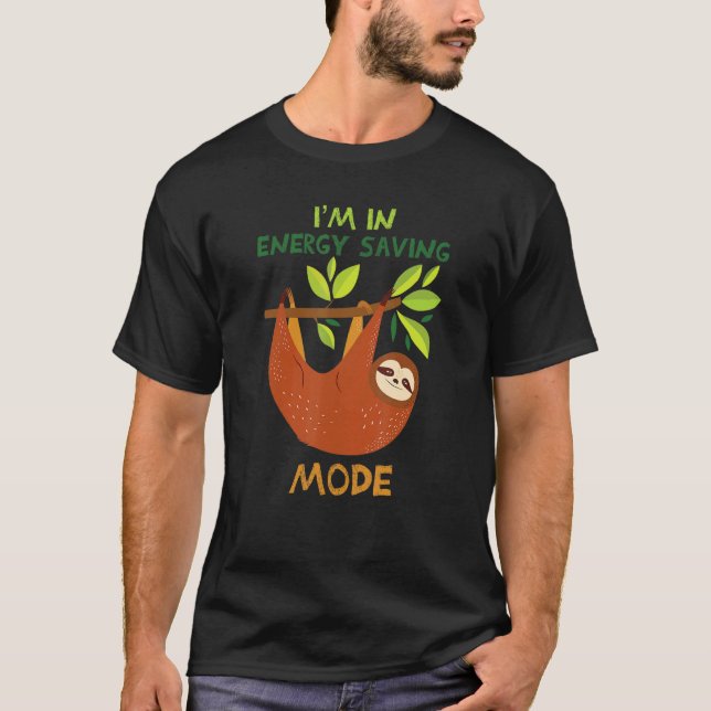 T-shirt Embarquement En Mode Économie D'Énergie (Devant)