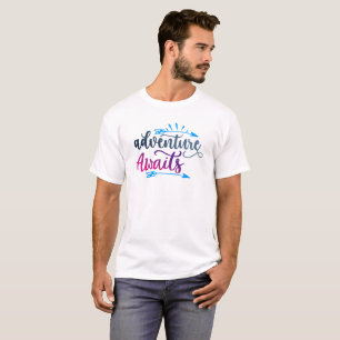 T-shirt Embarquez pour des aventures épiques : Découvrir, 